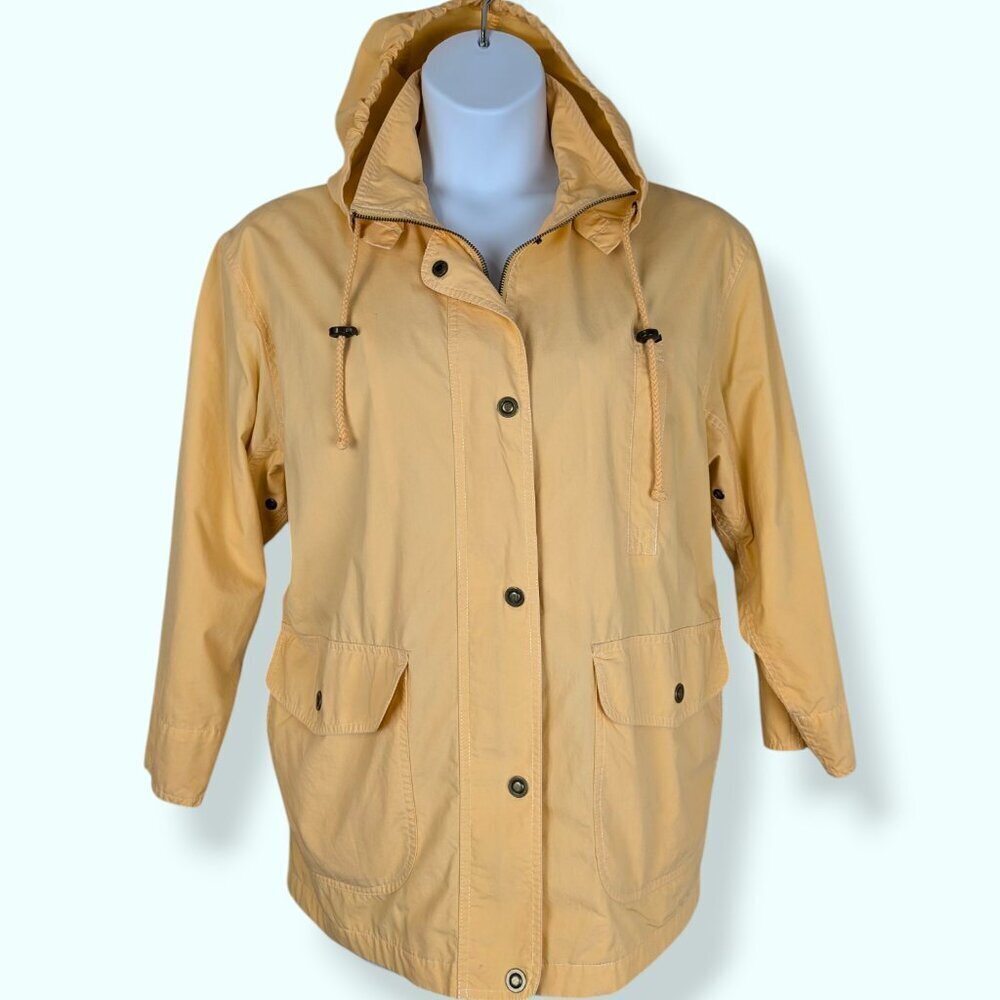 Sequence Yellow Hooded Zip Jacket